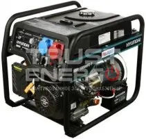 Бензиновый генератор Hyundai HHY 10000FE-T с АВР Открытая на раме Hyundai  trustenergo.ru
