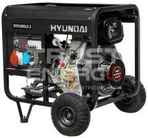 Дизельный генератор Hyundai DHY 6000LE-3